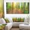 Designart - Dense Forest Panorama - Landscape Canvas Art Print